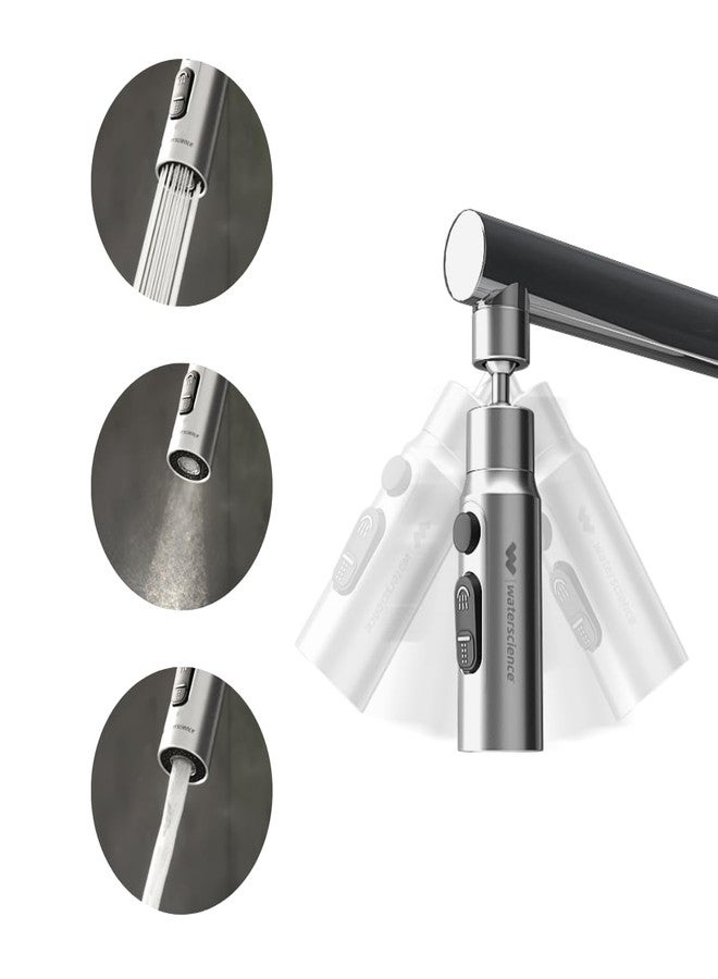 WaterScience Tap Extender for Kitchen Sink - Compact | Upto 70% Water Saving | 360 Degree Rotation, 35 x 35 x 80 Millimeters - Image 1